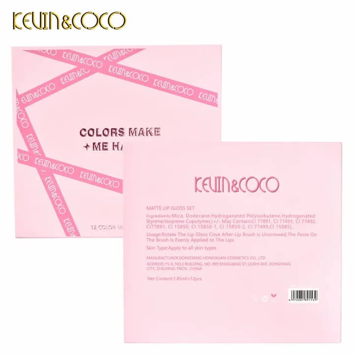 SET 12 LABIALES MATTE LIP GLOSS