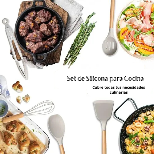 Juego de Silicona 12 Utensilios Cocina