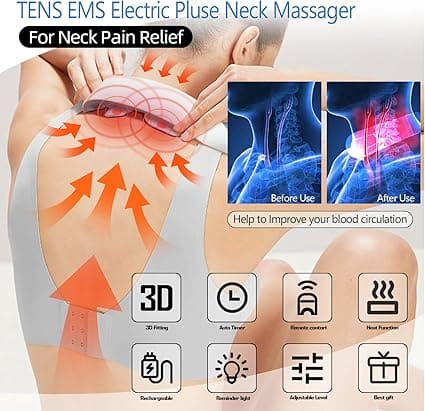 MASAJEADOR ELECTROMAGNÉTICO DE CUELLO Y ESPALDA