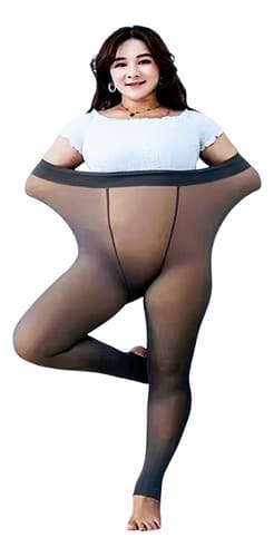 CALZA PANTYS EFECTO PIEL CON POLAR