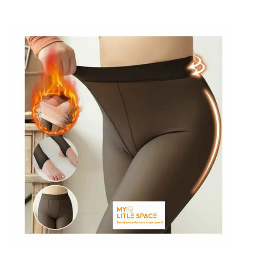 CALZA PANTYS EFECTO PIEL CON POLAR