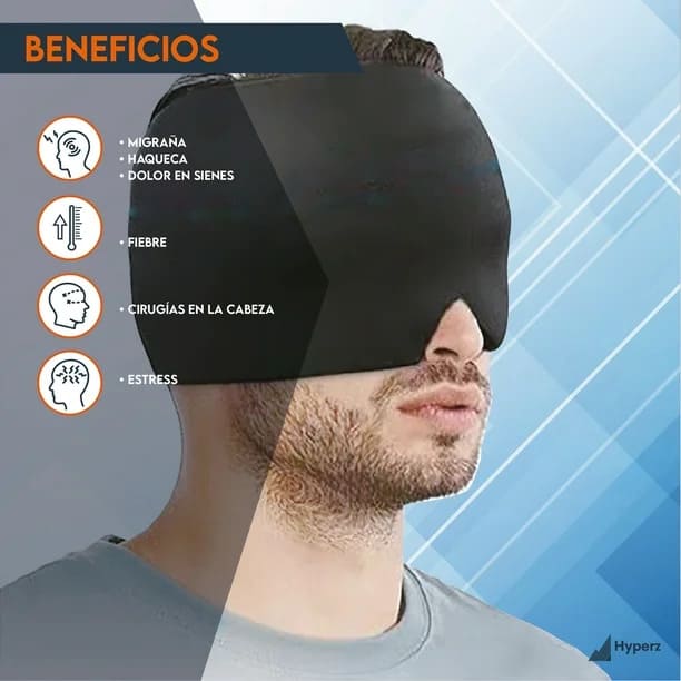 GORRO GEL ALIVIA DOLOR MIGRAÑA