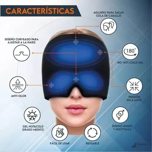 GORRO GEL ALIVIA DOLOR MIGRAÑA