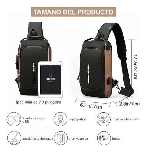 MOCHILA ANTIRROBO UNISEX