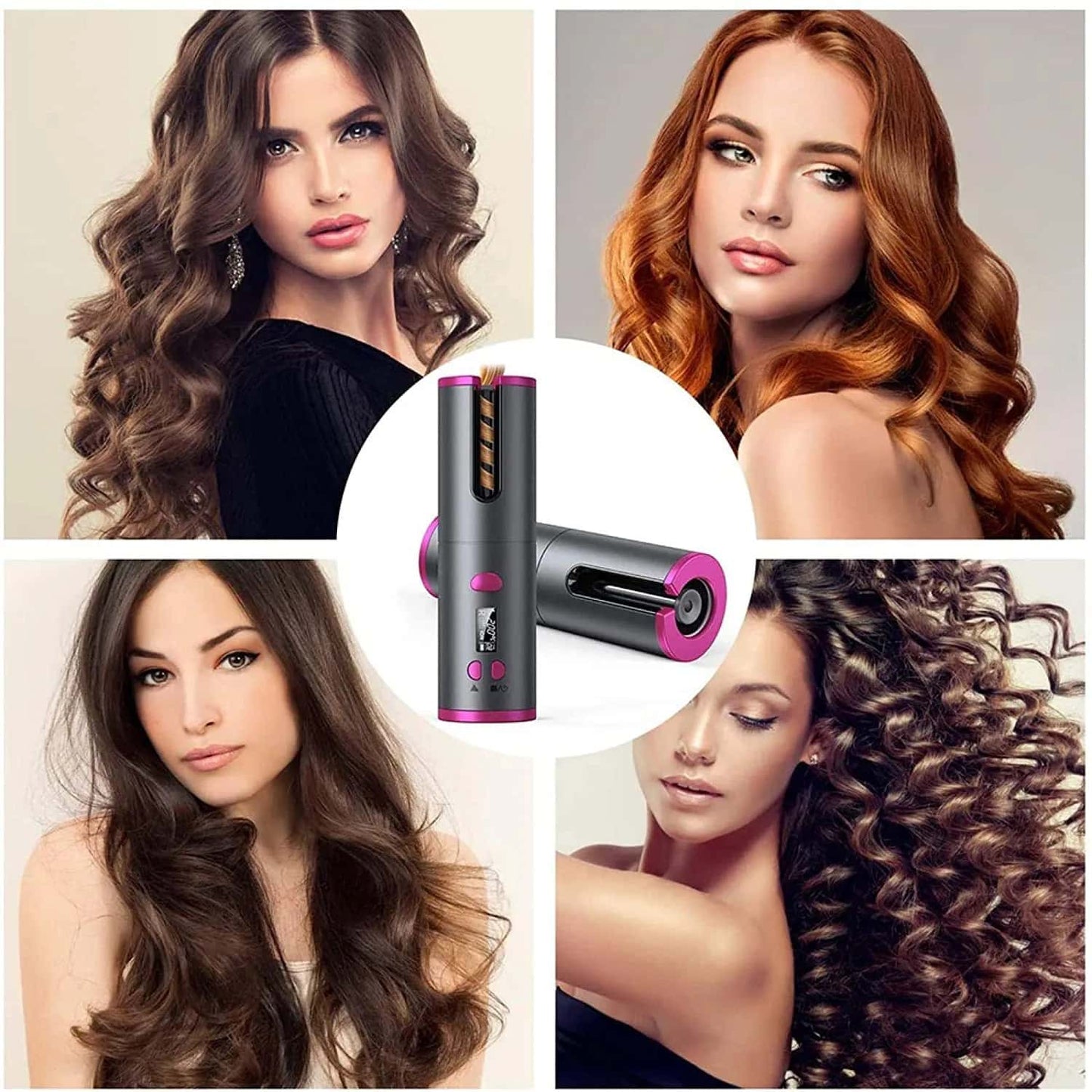 RIZADOR INALÁMBRICO PARA CABELLO