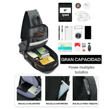 MOCHILA ANTIRROBO UNISEX