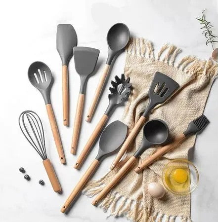 Juego de Silicona 12 Utensilios Cocina